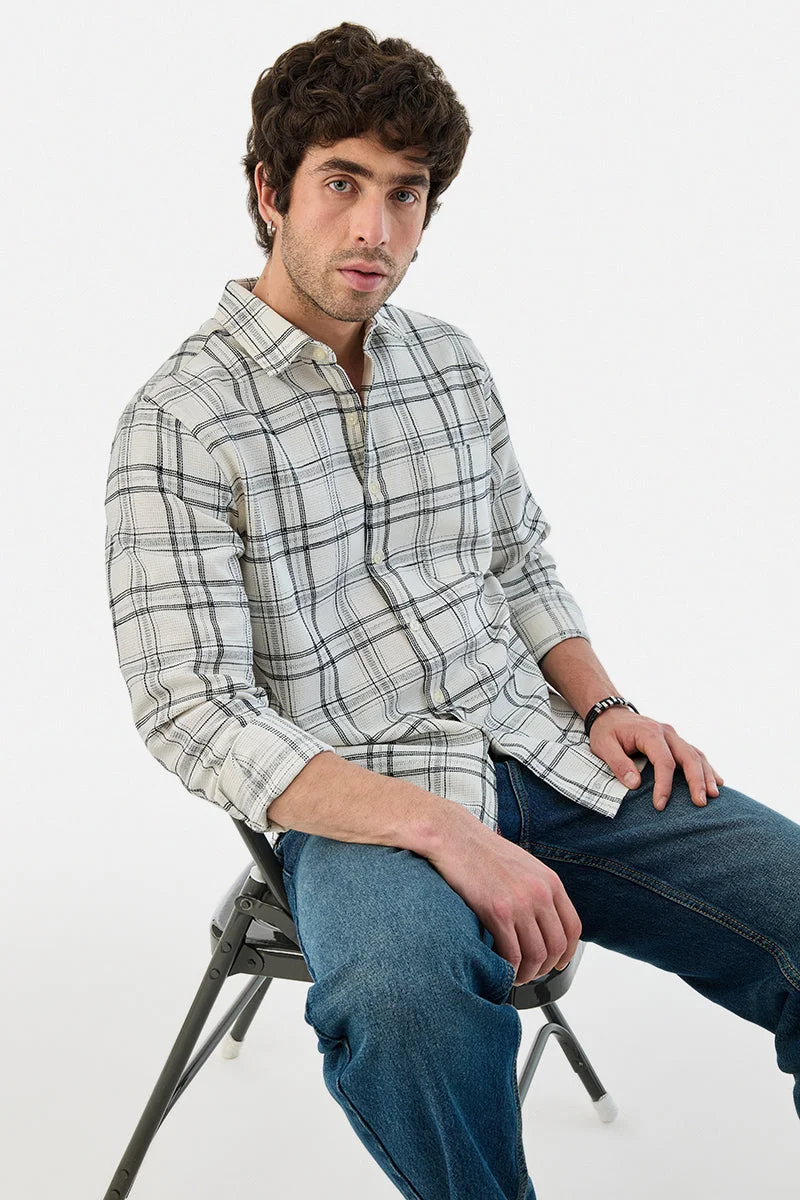 SNITCH Regular Fit Checks Shirt